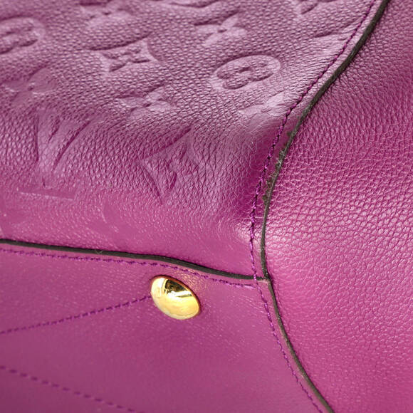 Louis Vuitton MM Montaigne Handbag Monogram Empreinte Leather - Picture 8 of 8